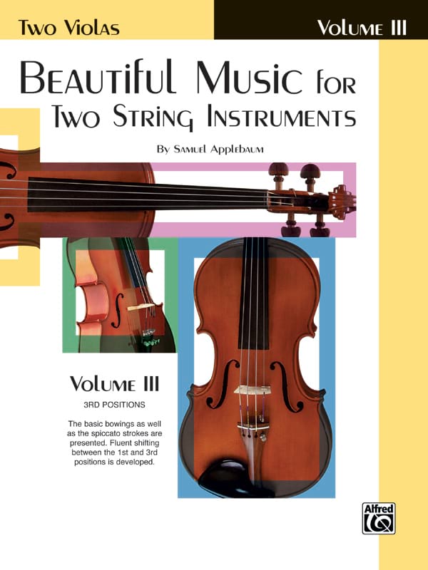 Beautiful Music For 2 Strings Book 3 Samuel Applebaum Partition