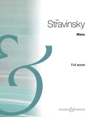 Mass - Partitur STRAVINSKY Partition Grand format