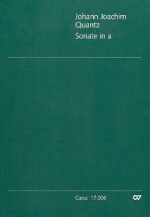 Sonate in a - QV 1:147 - Flöte und Bc - QUANTZ - Partition