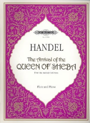 The arrival of the Queen of Sheba - Flute - HAENDEL - Partition