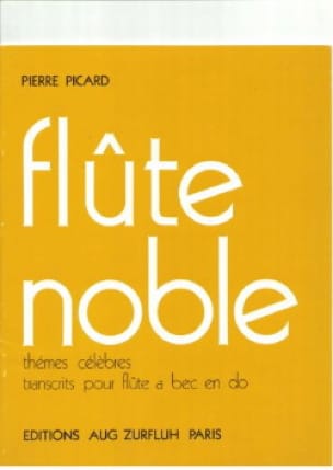 Flûte noble Pierre Picard Partition Flûte à bec