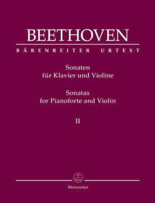 Sonates pour Violon & Piano - Vol. 2 BEETHOVEN Partition Violon