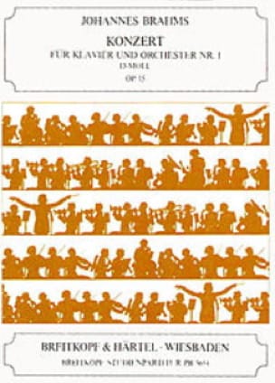 Concerto Piano En Ré Min.Op.15 BRAHMS Partition Petit format