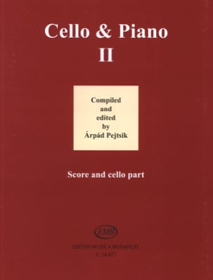 Cello & Piano Vol. 2 Arpad Pejtsik Partition