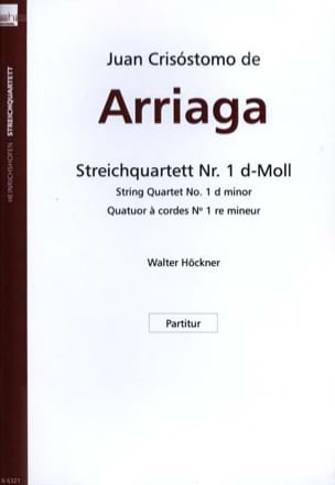 Quatuor à cordes n°1 - Conducteur - Juan Crisostomo de Arriaga