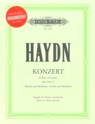 Concerto pour Violon en Sol Majeur Hob. 7a : 4 HAYDN Partition Violon