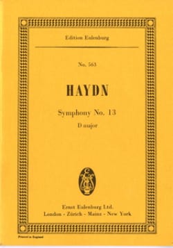 Sinfonie Nr. 13 D-Dur HAYDN Partition Petit format