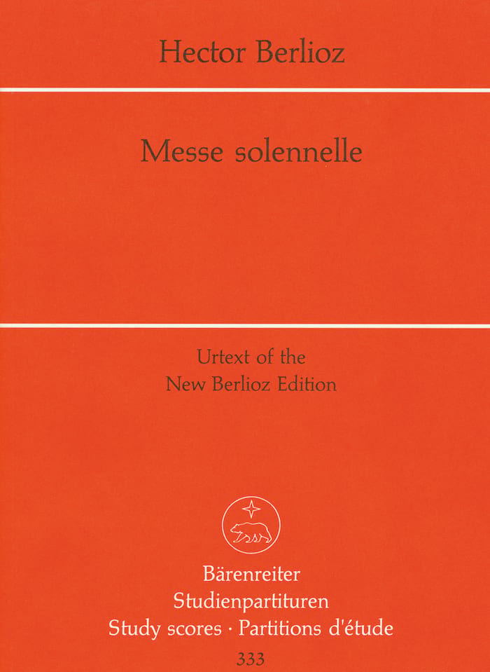 Messe solennelle BERLIOZ Partition Petit format