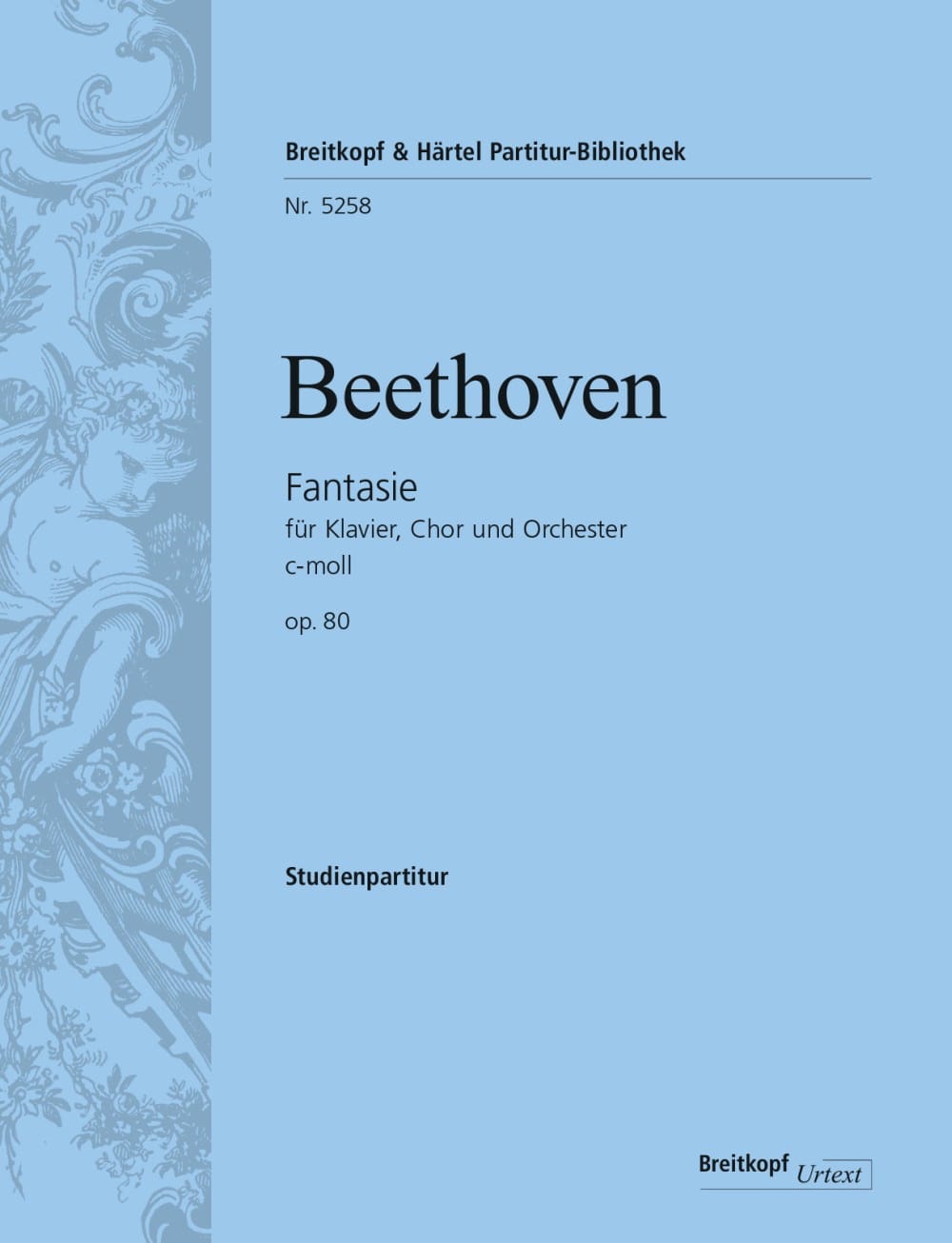 Fantaisie En Ut Min. Op.80 BEETHOVEN Partition Petit format