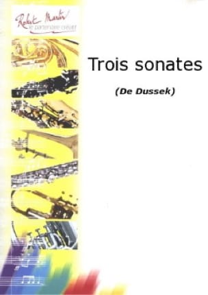 3 Sonates Op. 51 J. L. Dussek Partition Flûte traversière