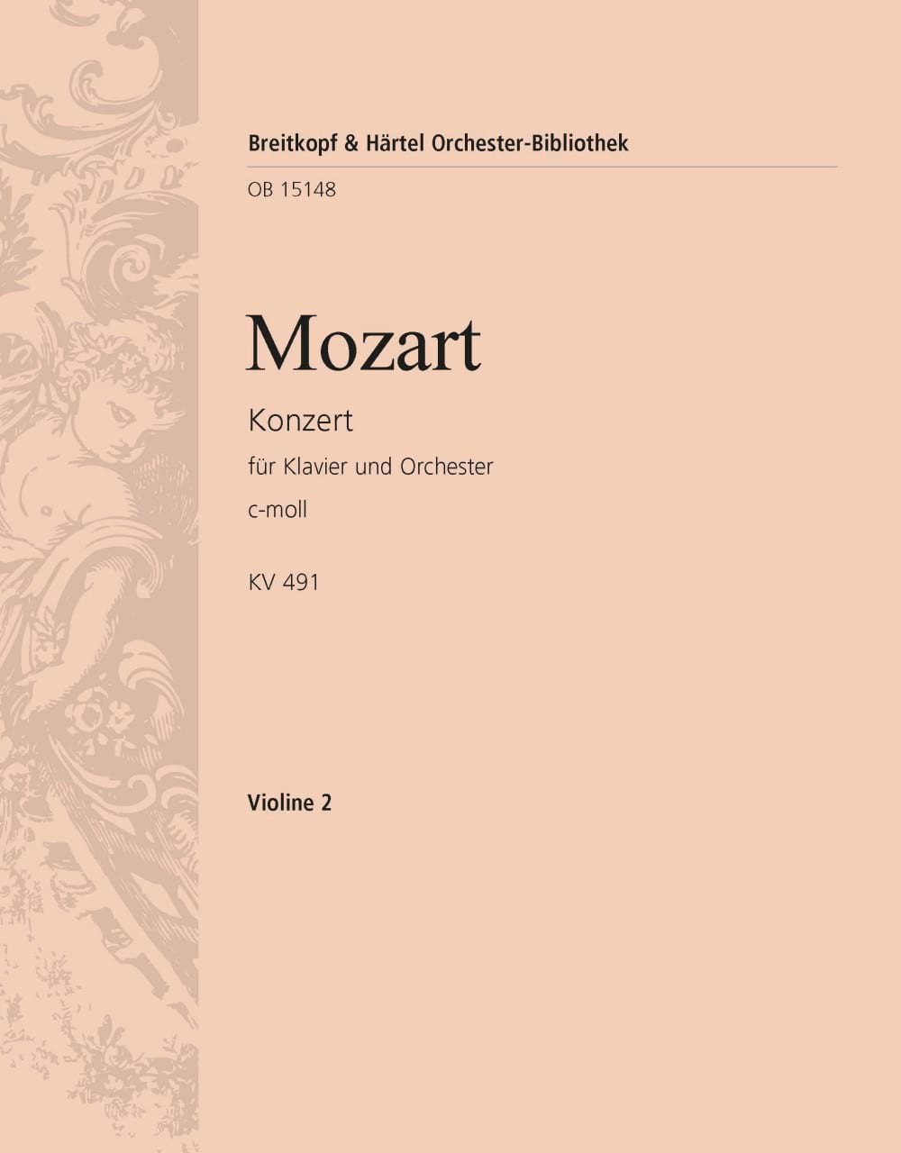 Piano Concerto in C minor K. 491 (V2) MOZART Partition