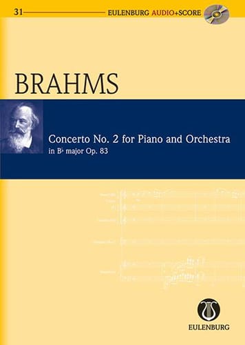 Concerto Pour Piano N° 2 Op. 83 En Sib Maj. - BRAHMS - Partition