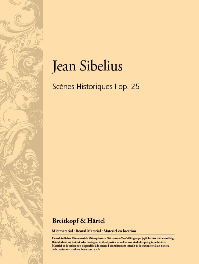 Scènes Historiques I Op. 25 - Conducteur - SIBELIUS - Partition