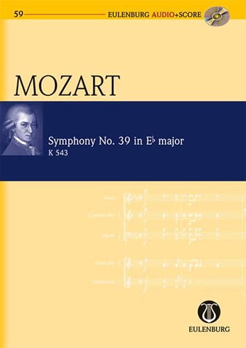 Symphonie N° 39 en Mib Maj. - Kv 543 MOZART Partition Petit format