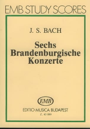 6 Brandenburgische Konzerte - BACH - Partition - Petit format