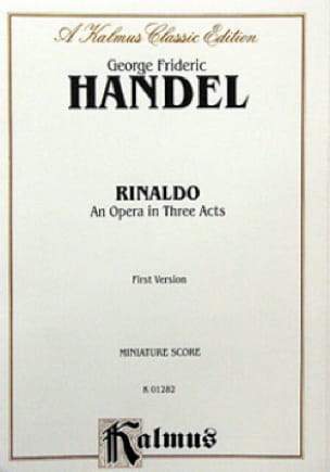 Rinaldo - Score HAENDEL Partition Petit format