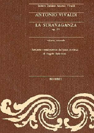 La Stravaganza, op. 4 Volume 2 - Partitur - VIVALDI - Partition