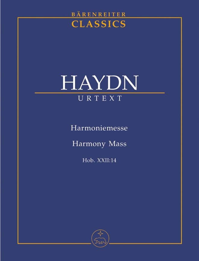 Missa B-Dur Harmonie-Messe. Urtext der Haydn-Gesamtausgabe - HAYDN