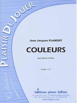 Couleurs - Basson Jean-Jacques Flament Partition Basson