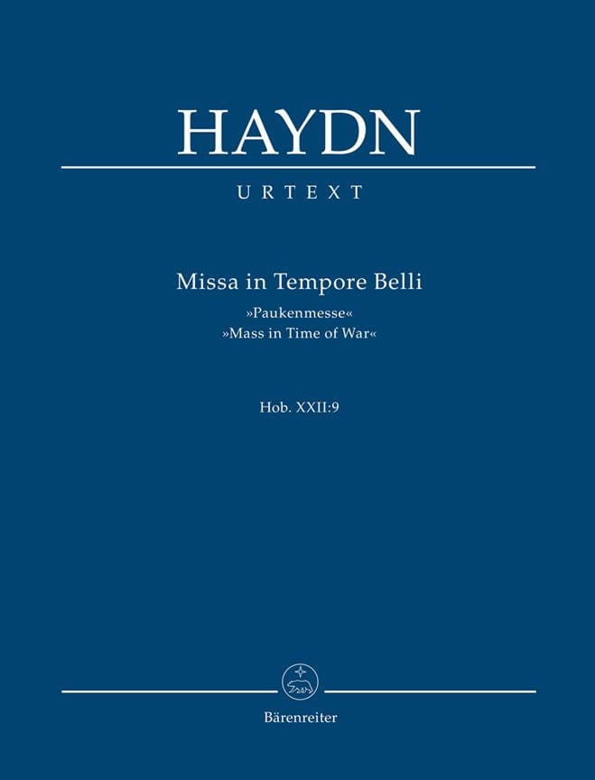 Missa in tempore belli - Pauken-Messe. Urtext der Haydn-Gesamtausgab