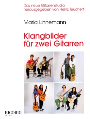 Klangbilder für 2 Gitarren Maria Linnemann Partition Guitare