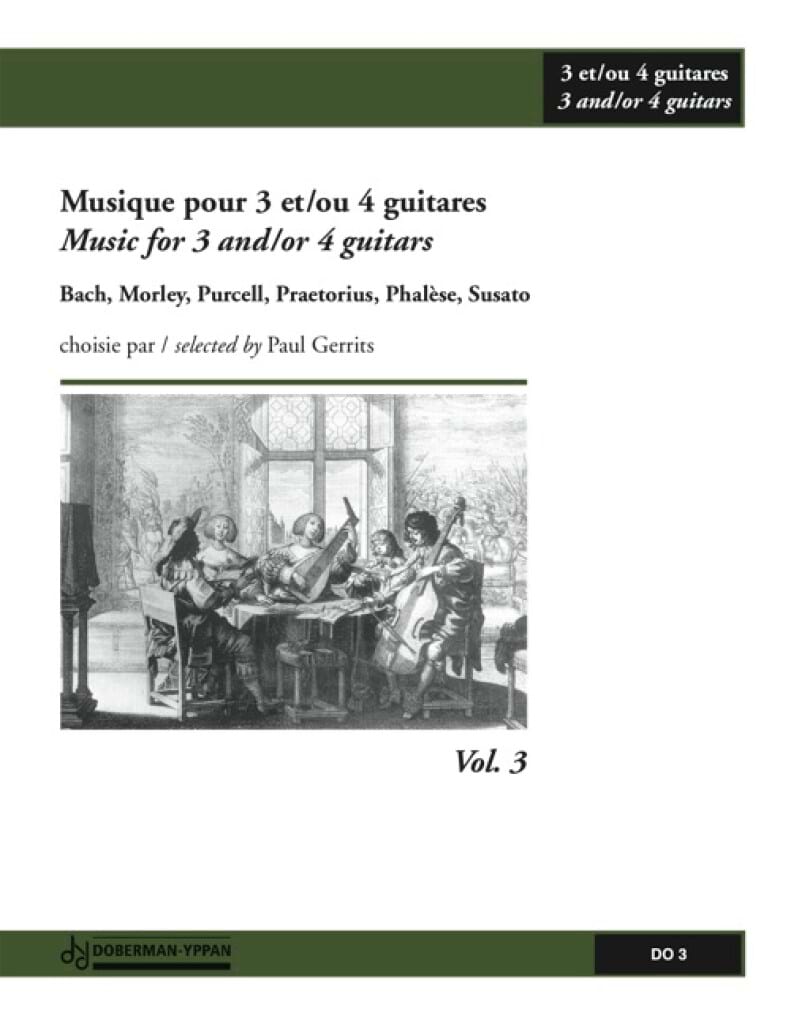 Musique pour 3 et/ou 4 guitares, Vol. 3 - Partition