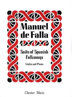 Suite of Spanish Folksongs DE FALLA Partition Violon