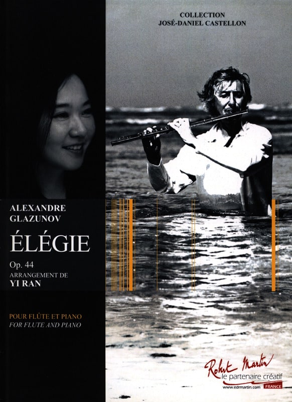 Elégie, opus 44 - Flûte - Alexandre Glazounov - Partition