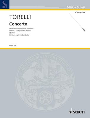 Trompeten-Konzert D-Dur - Partitur TORELLI Partition Grand format