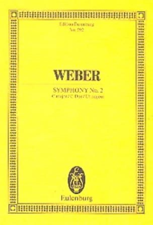 Sinfonie Nr. 2 C-Dur - Carl Maria von Weber - Partition - Petit format