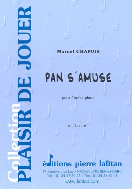 Pan s'amuse CHAPUIS Marcel Partition