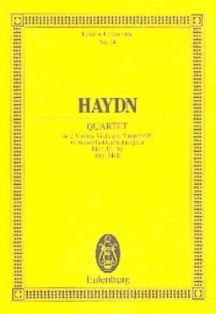 Streich-Quartett G-Dur op. 54 n° 1 HAYDN Partition Petit format