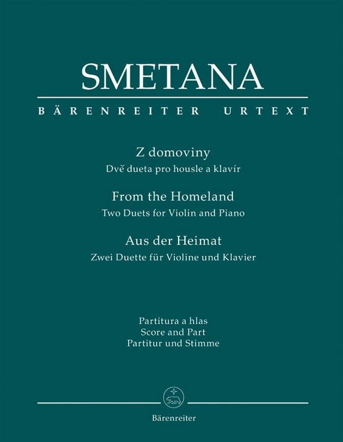 Aus Der Heimat SMETANA Partition Violon