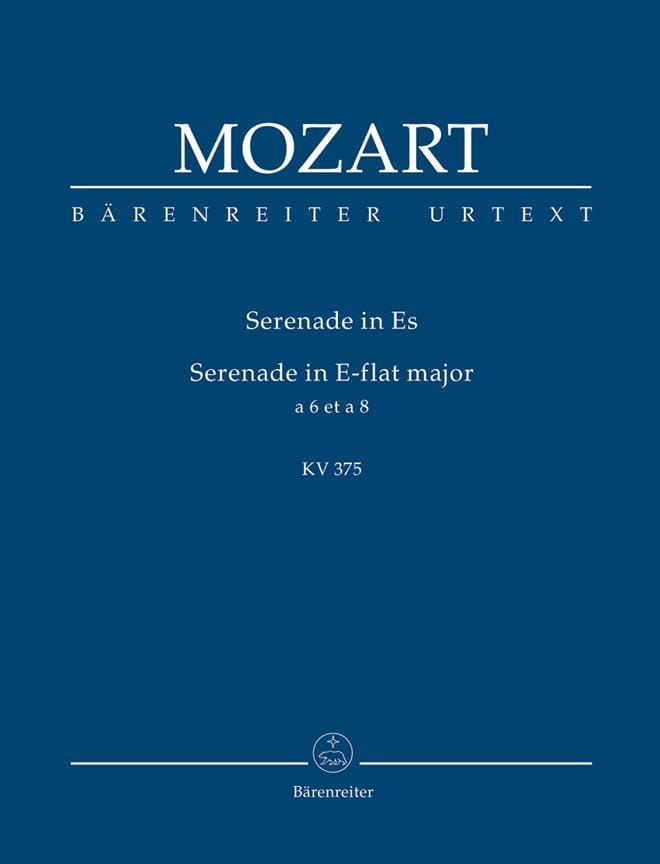 Serenade en Mi bémol Majeur KV 375 - Score - MOZART - Partition