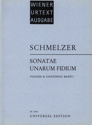 Sonatae Unarum Fidium Volume 1 - Johann Heinrich Schmelzer - Partition