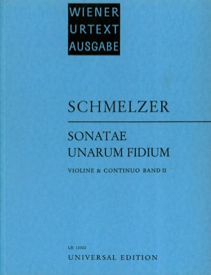 Sonatae Unarum Fidium Volume 2 - Johann Heinrich Schmelzer - Partition