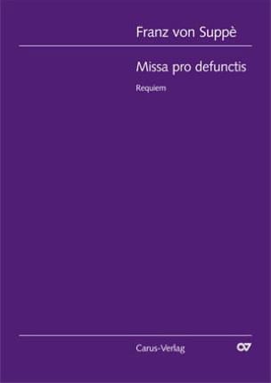 Missa pro defunctis Requiem - Conducteur SUPPÉ Partition Grand format