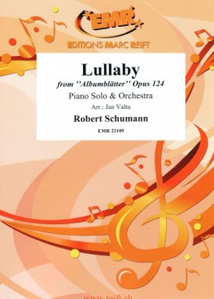 Lullaby Robert Schumann Partition