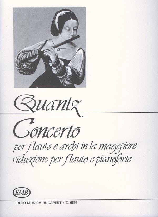 Concerto in la maggiore - Flauto pianoforte - QUANTZ - Partition