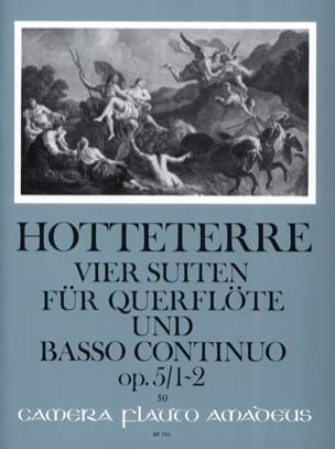 4 Suiten op. 5 - Bd. 1 : Nr. 1-2 - Flöte Trav. u. Bc