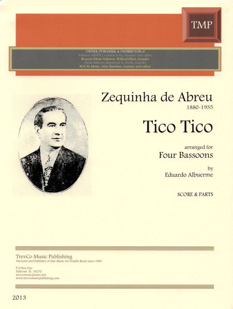 Tico Tico - 4 Bassons - Zequinha de Abreu - Partition