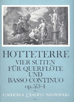 4 Suiten, op. 5 - Bd. 2 : Nr. 3-4 - Flöte u. Bc