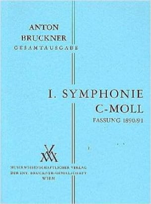 Symphonie Nr. 1 c-moll 1890-91 BRUCKNER Partition Petit format