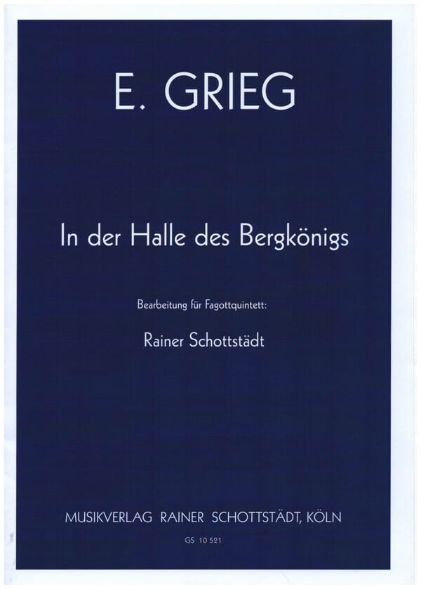 In der Halle des Bergkönigs - GRIEG - Partition