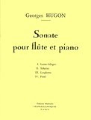 Sonate - Flûte et piano Georges Hugon Partition Flûte traversière