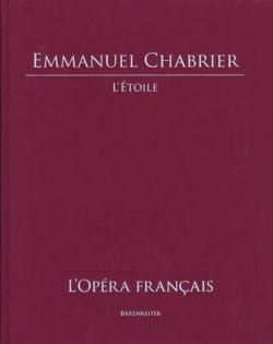 L' Etoile CHABRIER Partition Grand format