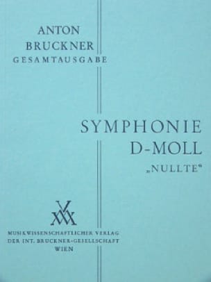 Symphonie Nr. 0 d-moll Vol 11 BRUCKNER Partition Petit format