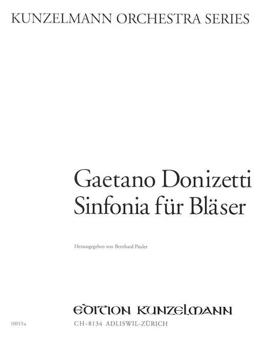 Sinfonia für Bläser - Parties DONIZETTI Partition