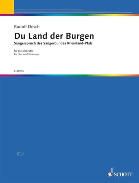 Sängerspruch - Blasorchester - Partitur + Stimmen - Rudolf Desch
