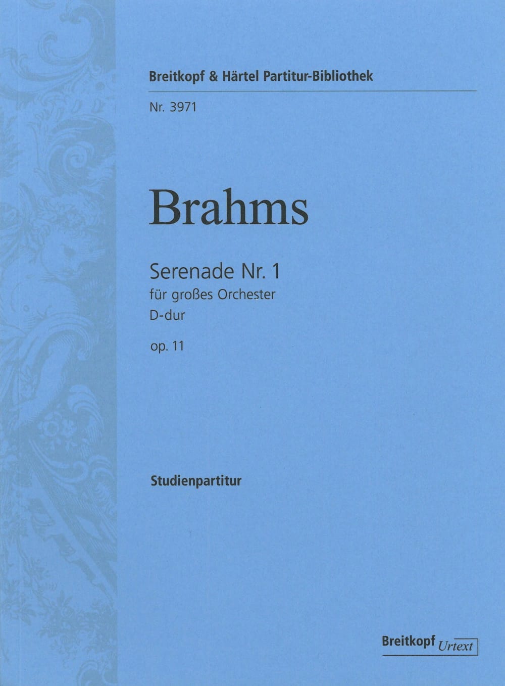 Serenade Nr. 1 D-Dur Opus 11 BRAHMS Partition Petit format